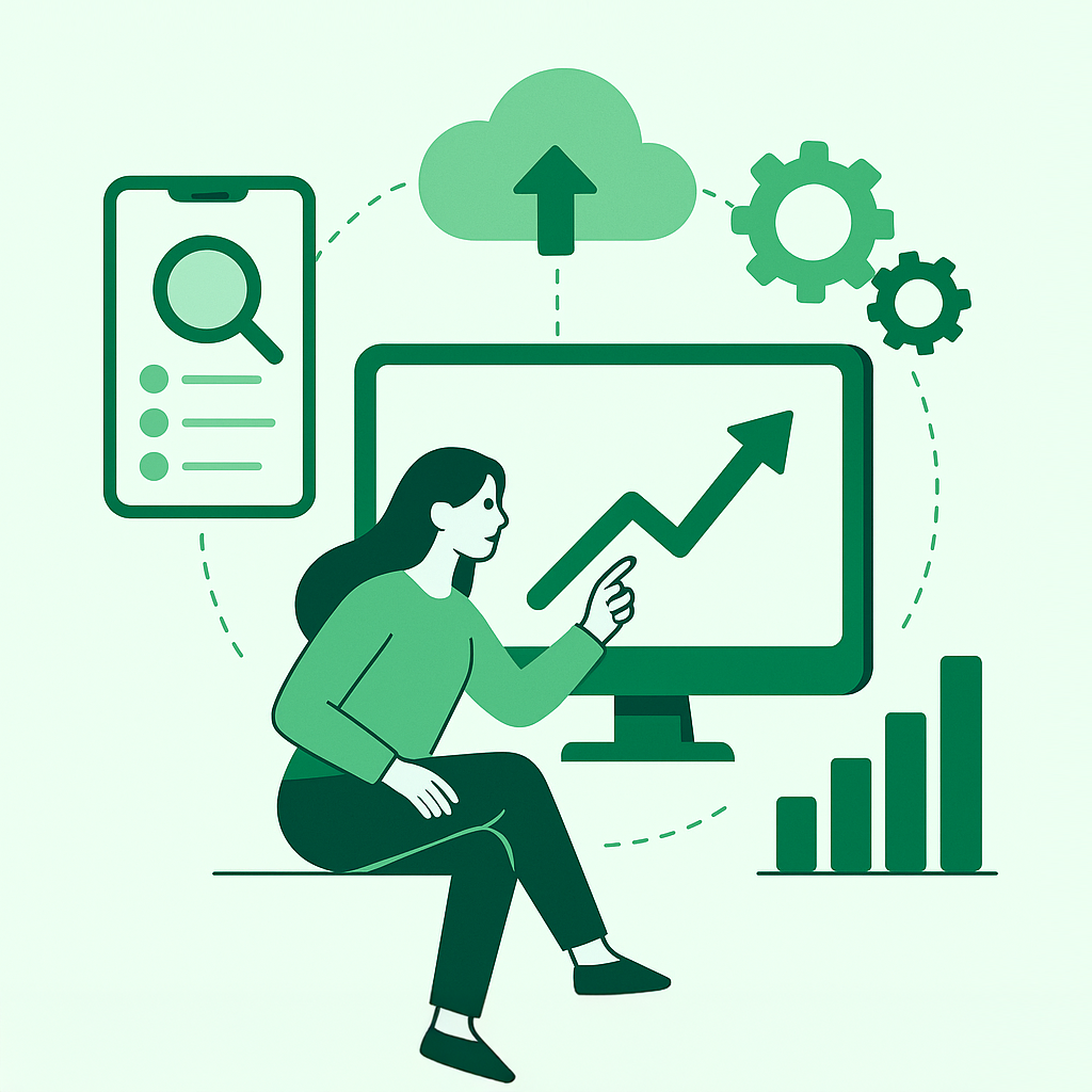 Digital transformation illustration